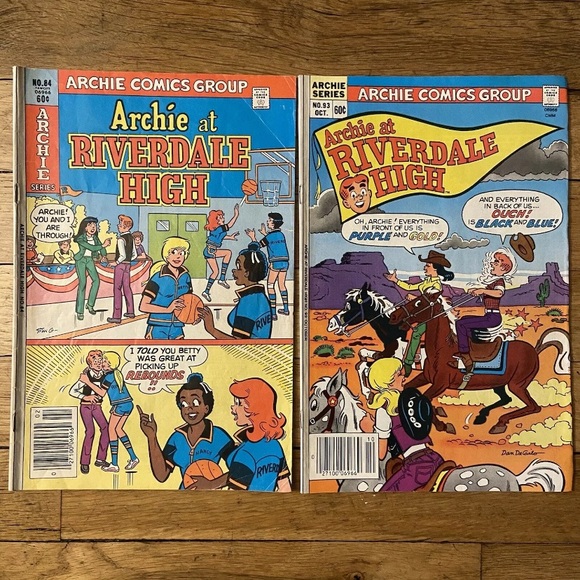 ❌SOLD!❌ 6 Vintage Comics ARCHIE at RIVERDALE HIGH 1980’s - Picture 5 of 13